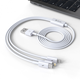 Kabl Smart Devia 3u1 USB na microUSB+Lightning+Type-C 1.2m beli 023958