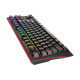 Tastatura USB Marvo KG953 mehanička , sa plavim mehaničkim prekidačima, bez numeričkog dela, RGB pozadinsko osvetljenje crna