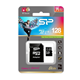Memorijska kartica microSDXC 128GB UHS-I U1 + sd adapter C10 Silicon Power