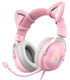 Slušalice  PS4/PS5/Xbox One Onikuma X11 Cat Roze