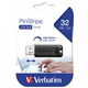 USB flash 32GB Verbatim pinstripe 3.0 drive black