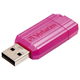 USB flash 32GB 2.0 pinstripe Verbatim roze