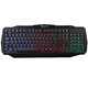Tastatura USB xTrike KB302 membranska gejmerska, RGB pozadinsko osvetljenje crna